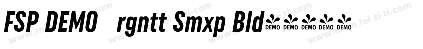 FSP DEMO   rgntt Smxp Bld字体转换